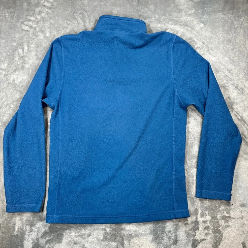 The North Face TKA 100 Glacier Blue Quarter Zip Fleece Pullover Mens Small F15